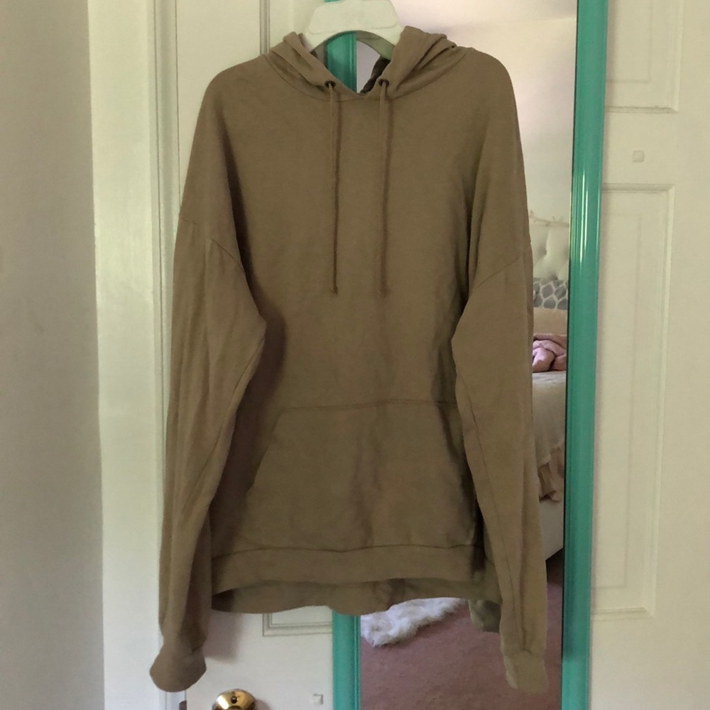 Tan oversized hoodie